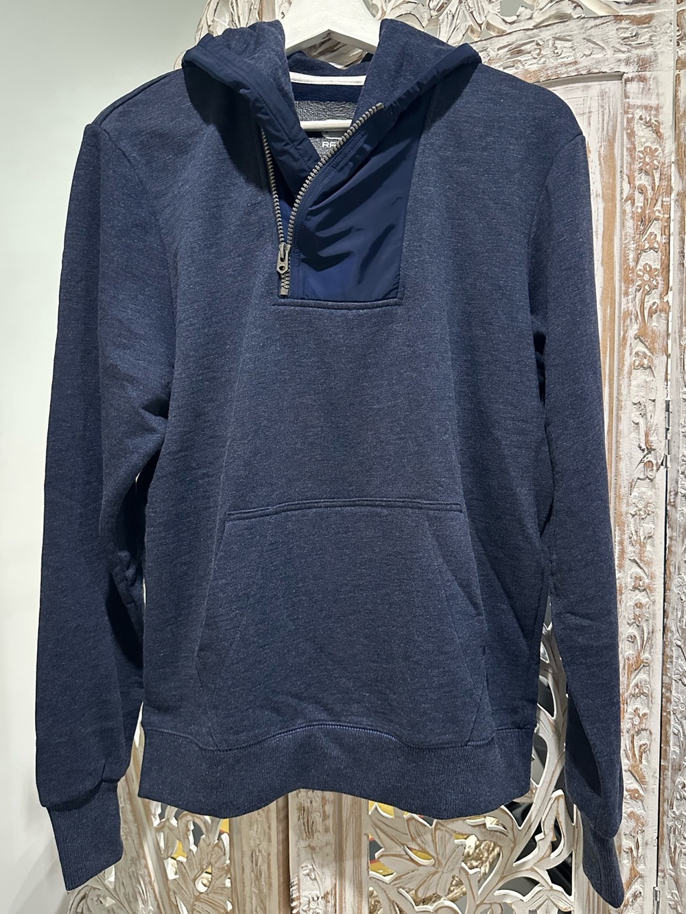 Men's G-Star Navy Quarter-Zip Hoodie Sweater